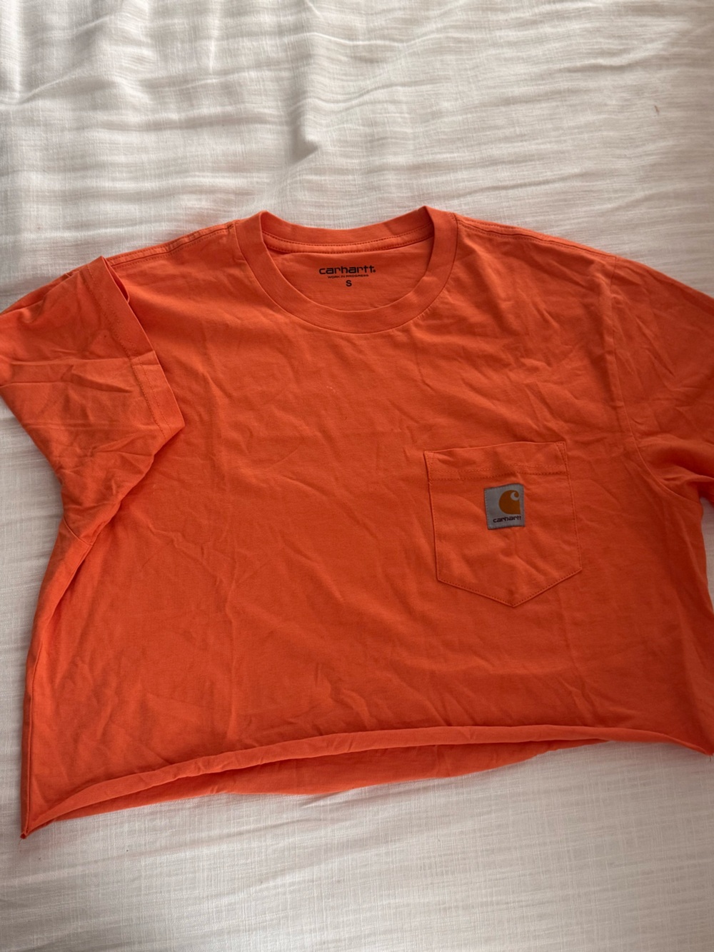 Carhartt Orange Short-Sleeve Pocket Tee